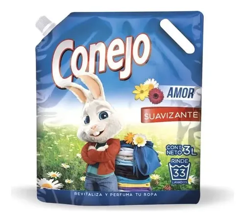 SUAVIZANTE CONEJO AMOR 3L